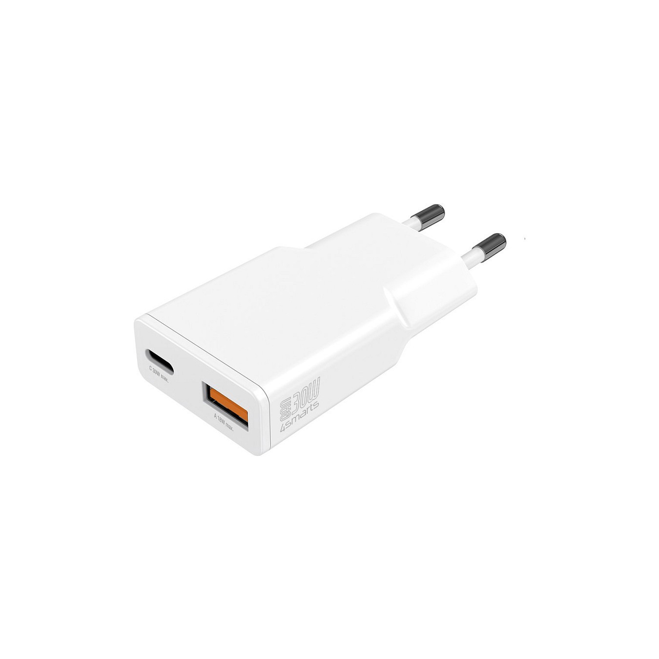 4smarts Netzladegert PDPlug Slim Duos 30W GaN USB-C+USB-A — Buy in Cyprus with Fast Delivery