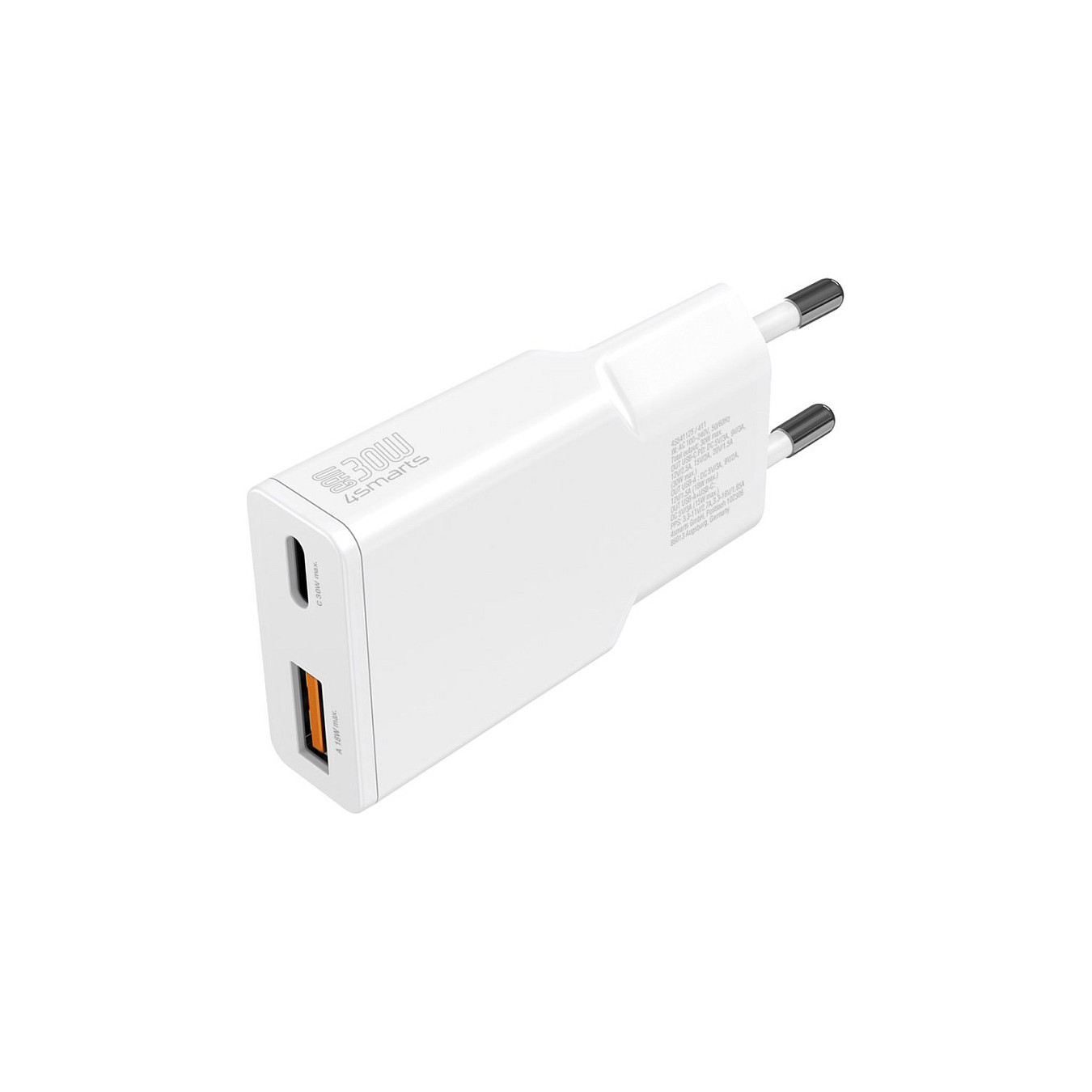 4smarts Netzladegert PDPlug Slim Duos 30W GaN USB-C+USB-A — Buy in Cyprus with Fast Delivery