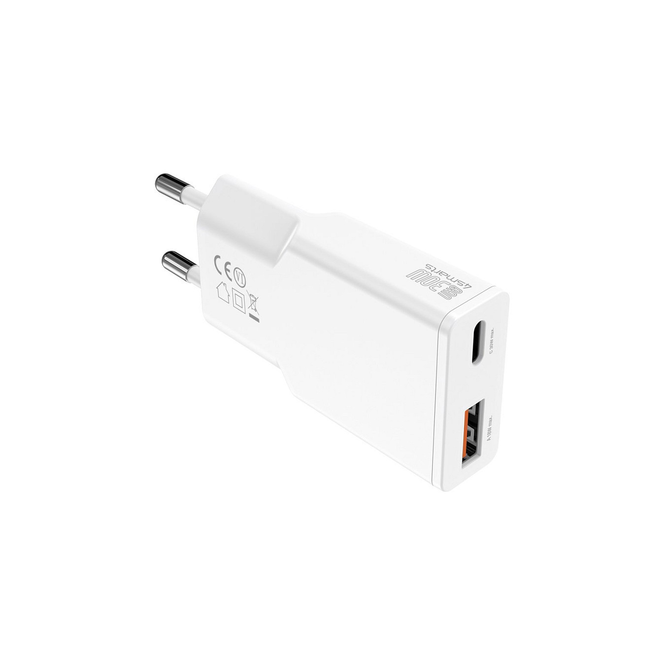 4smarts Netzladegert PDPlug Slim Duos 30W GaN USB-C+USB-A — Buy in Cyprus with Fast Delivery