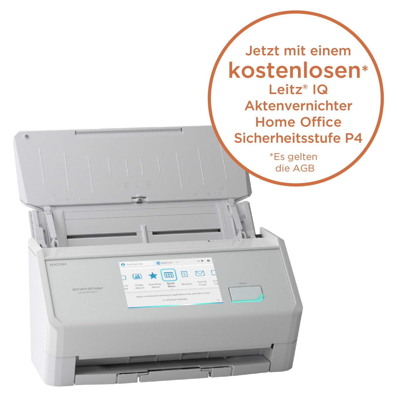 RICOH ScanSnap iX2500 WH Dokumenten-Scanner — Buy in Cyprus with Fast Delivery