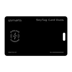 4smarts SkyTag Card Duos ReCharge black Bluetooth Tracker (Boxed) — Buy in Cyprus with Fast Delivery