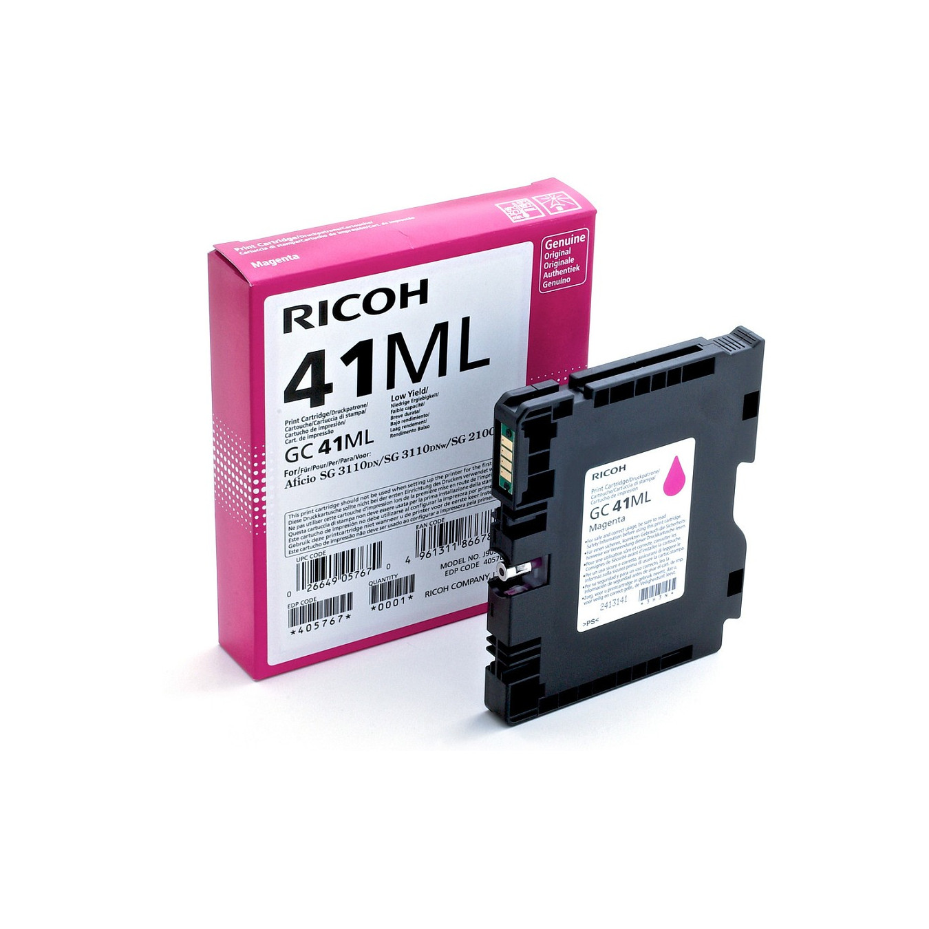 Ricoh Tinte 405767 magenta GC41ML — Buy in Cyprus with Fast Delivery