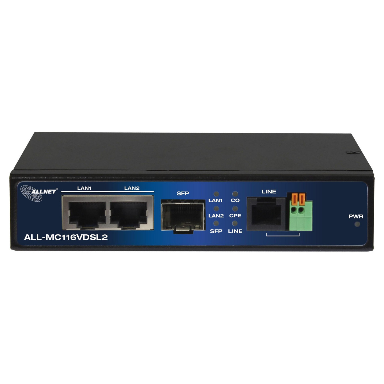 Z ALLNET Punkt-zu-Punkt Modem VDSL2 via 2-Draht unmanaged ALL-MC116V2 Max. 3km mit max. 160Mbit s
