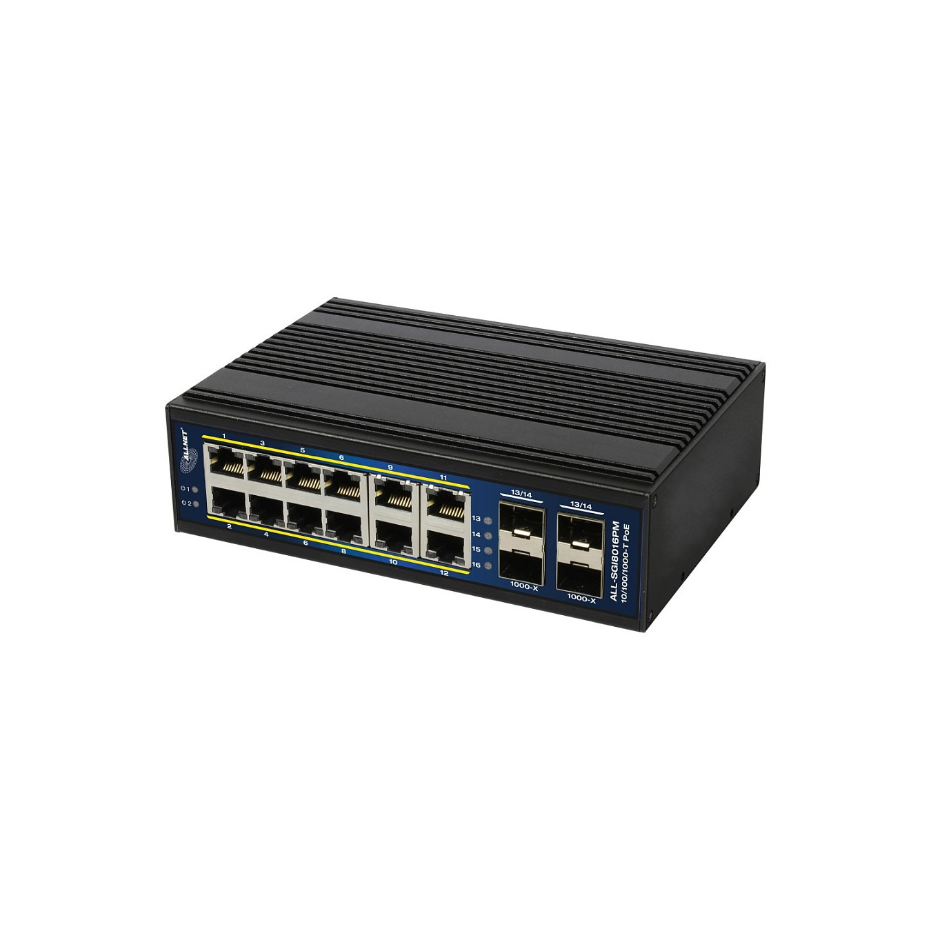 12+4P ALLNET ALL-SGI8016PM POE+ M industrial — Buy in Cyprus with Fast Delivery