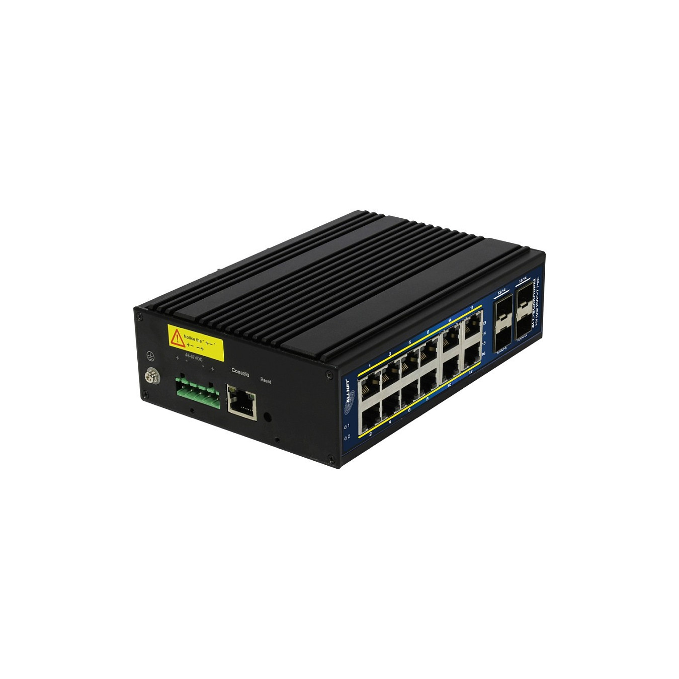 12+4P ALLNET ALL-SGI8016PM POE+ M industrial — Buy in Cyprus with Fast Delivery