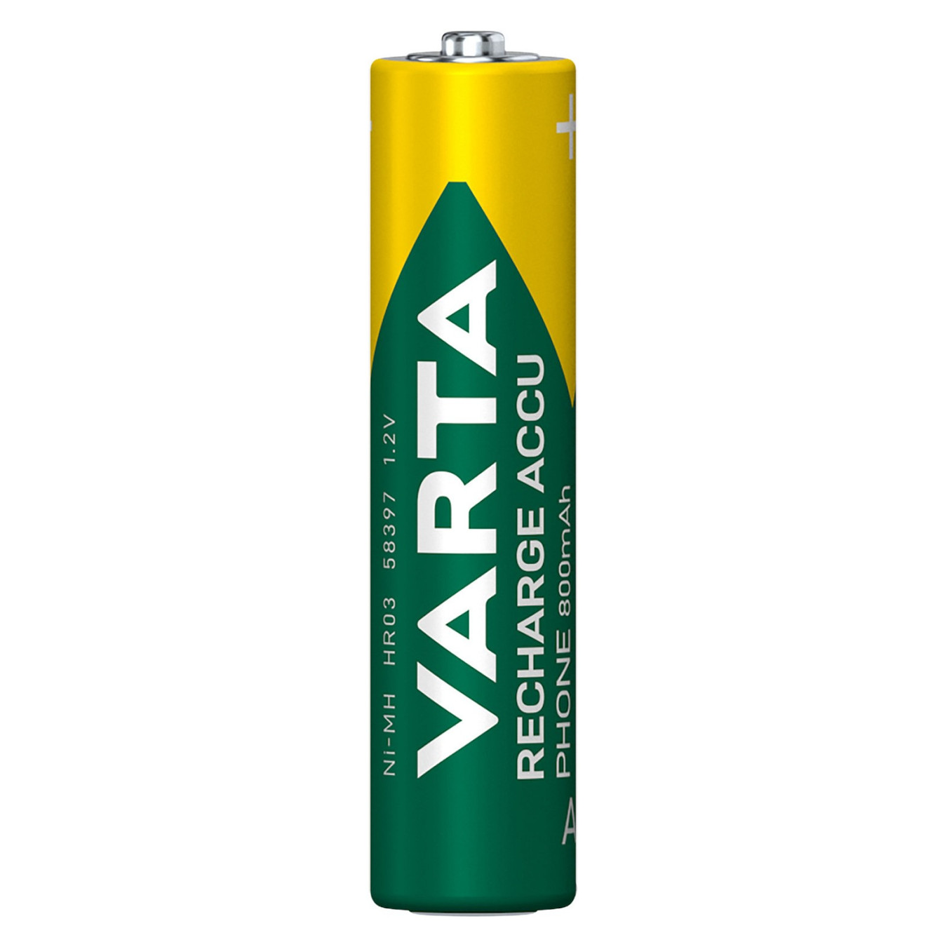 Akku AAA 1.2V (HR03) Varta Recharge Accu Phone - 2er-Pack — Buy in Cyprus with Fast Delivery
