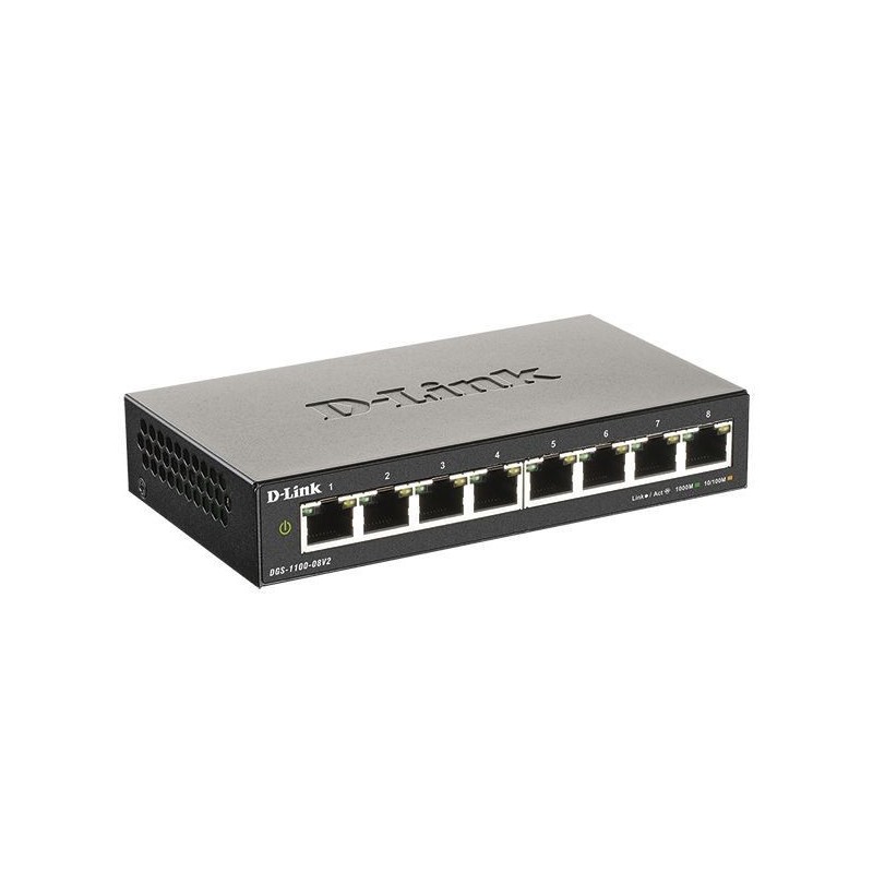 Switch D-Link 8-Port PoE Gigabit Smart DGS-1100-08V2 — Buy in Cyprus with Fast Delivery