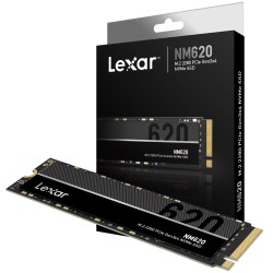 Lexar NM620 512GB M.2 2280 NVMe SSD - PCIe 3.0 x4, 3300 MB/s, 3D TLC - LNM620X512G-RNNNG (Boxed)