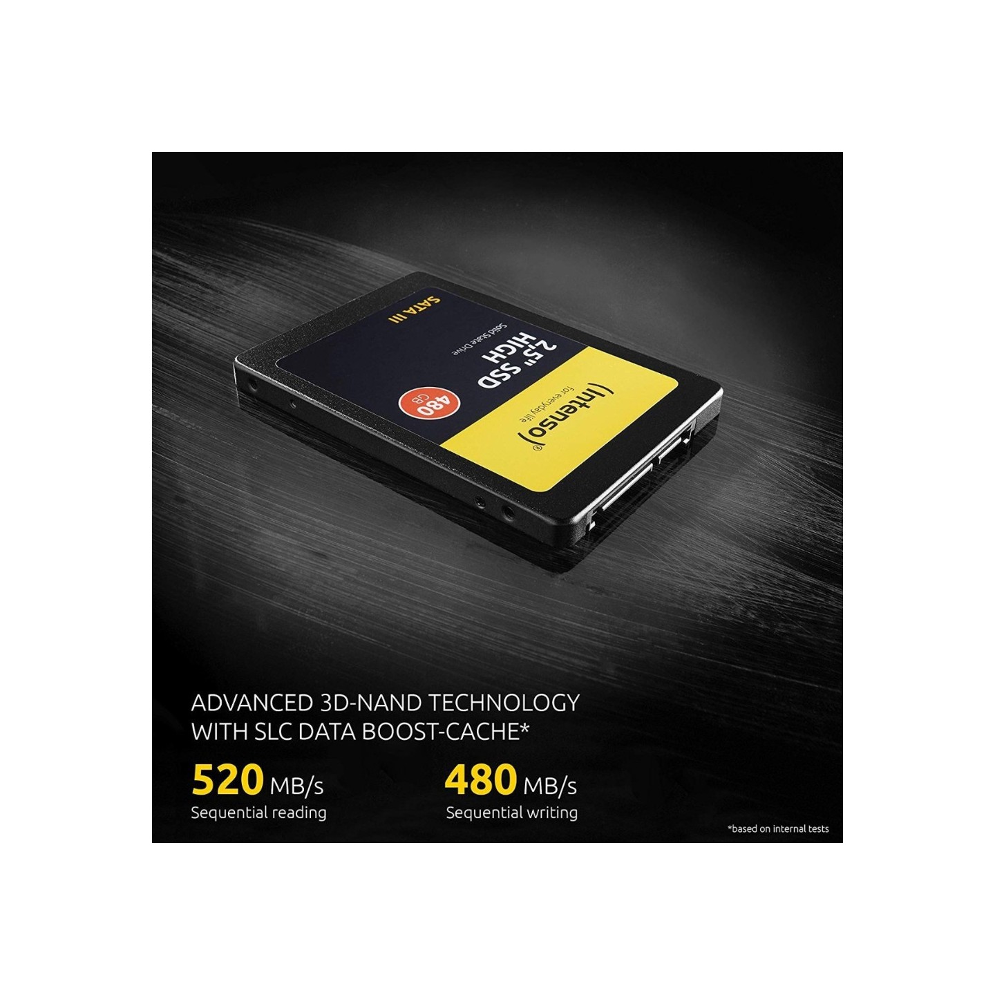 Intenso High Performance 240GB - 520 MB/s 2.5" SATA III SSD - 3813440 (Boxed) — Buy in Cyprus with Fast Delivery