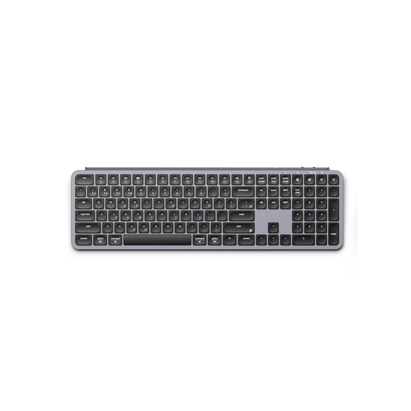 Keychron B6 Pro (B6P-K1-GR) Ultraslim Wireless BT Keyboard ZMK Online customization - Gray 100% GR