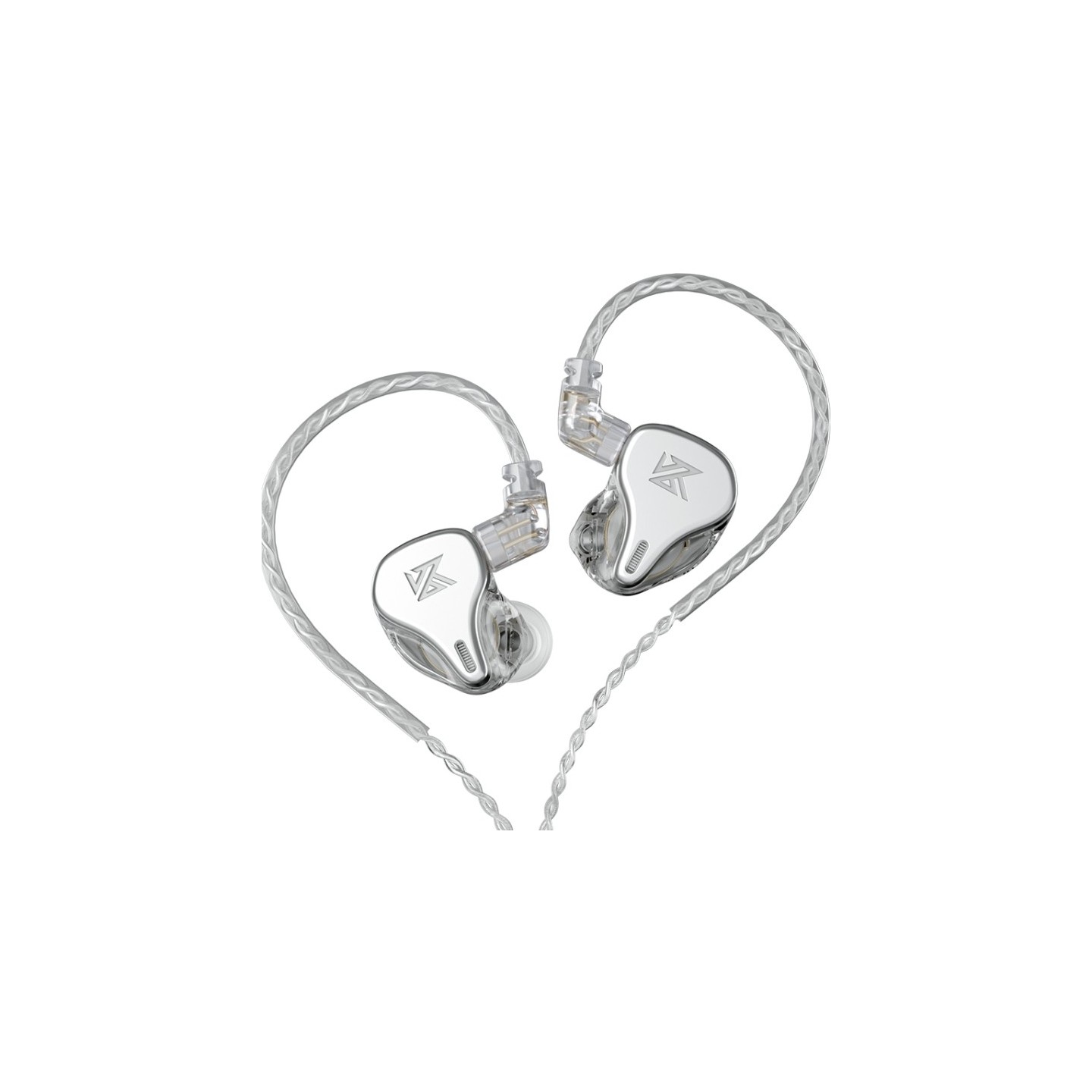 KZ DQ6 Silver No Mic - IEM 3,5 HBB Tuned Improved In Ear Monitor Earphones, 3DD Dynamic — Buy in Cyprus with Fast Delivery