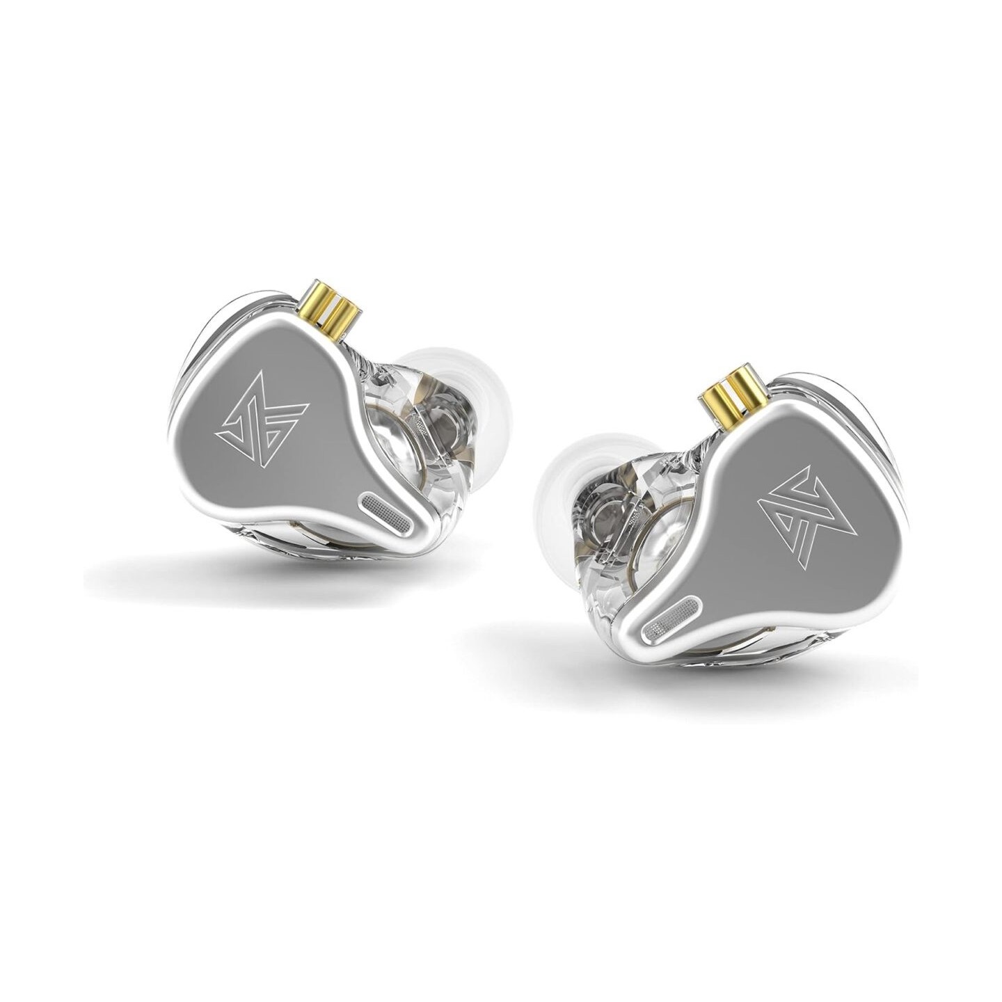 KZ DQ6 Silver No Mic - IEM 3,5 HBB Tuned Improved In Ear Monitor Earphones, 3DD Dynamic — Buy in Cyprus with Fast Delivery