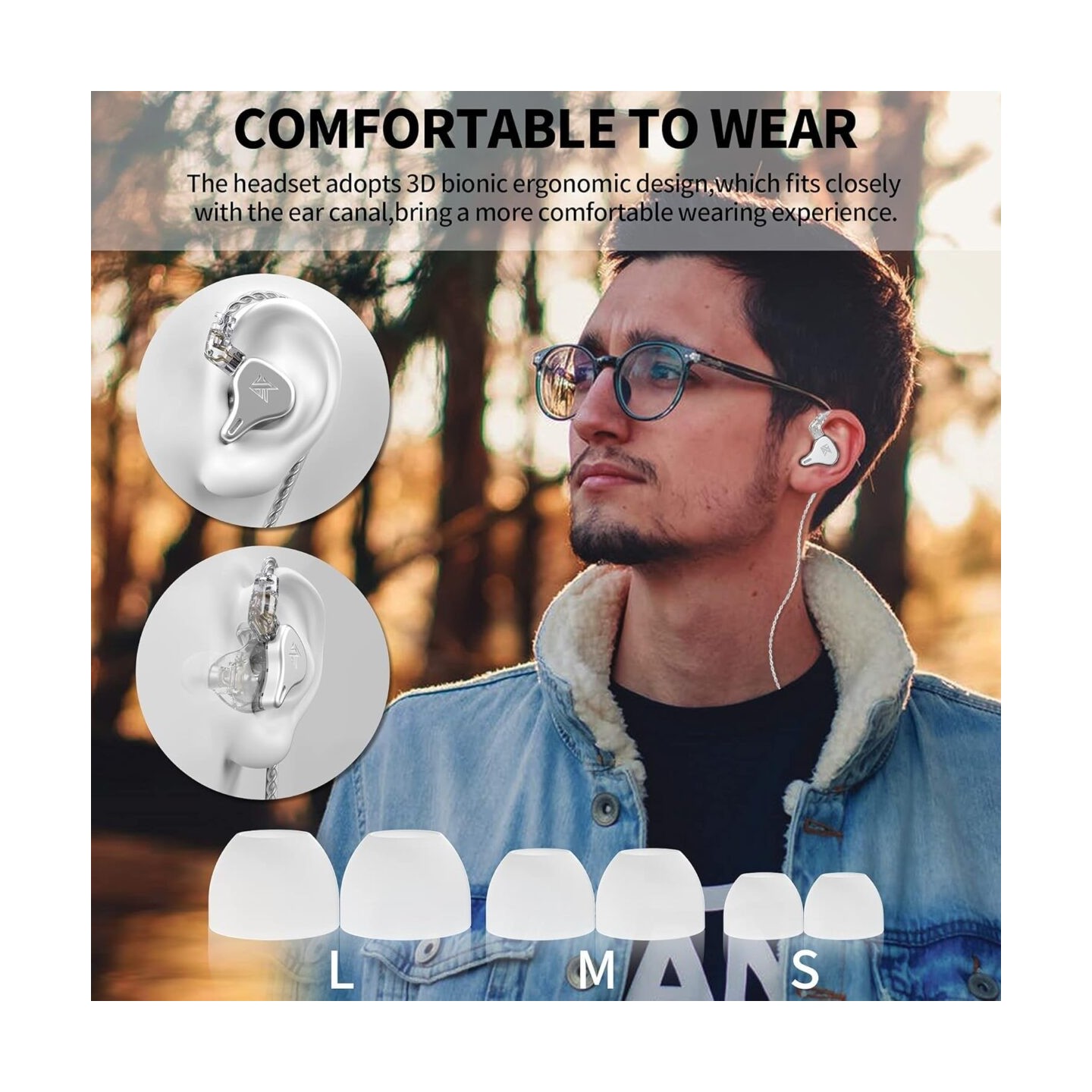 KZ DQ6 Silver No Mic - IEM 3,5 HBB Tuned Improved In Ear Monitor Earphones, 3DD Dynamic — Buy in Cyprus with Fast Delivery