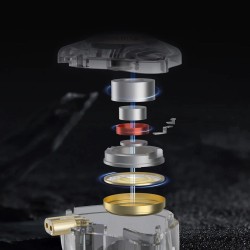 KZ EDX PRO Black Mic - IEM 3,5 In Ear Monitor Earphones, 1DD Dynamic, HIFI bass, Noise Cancelling, I