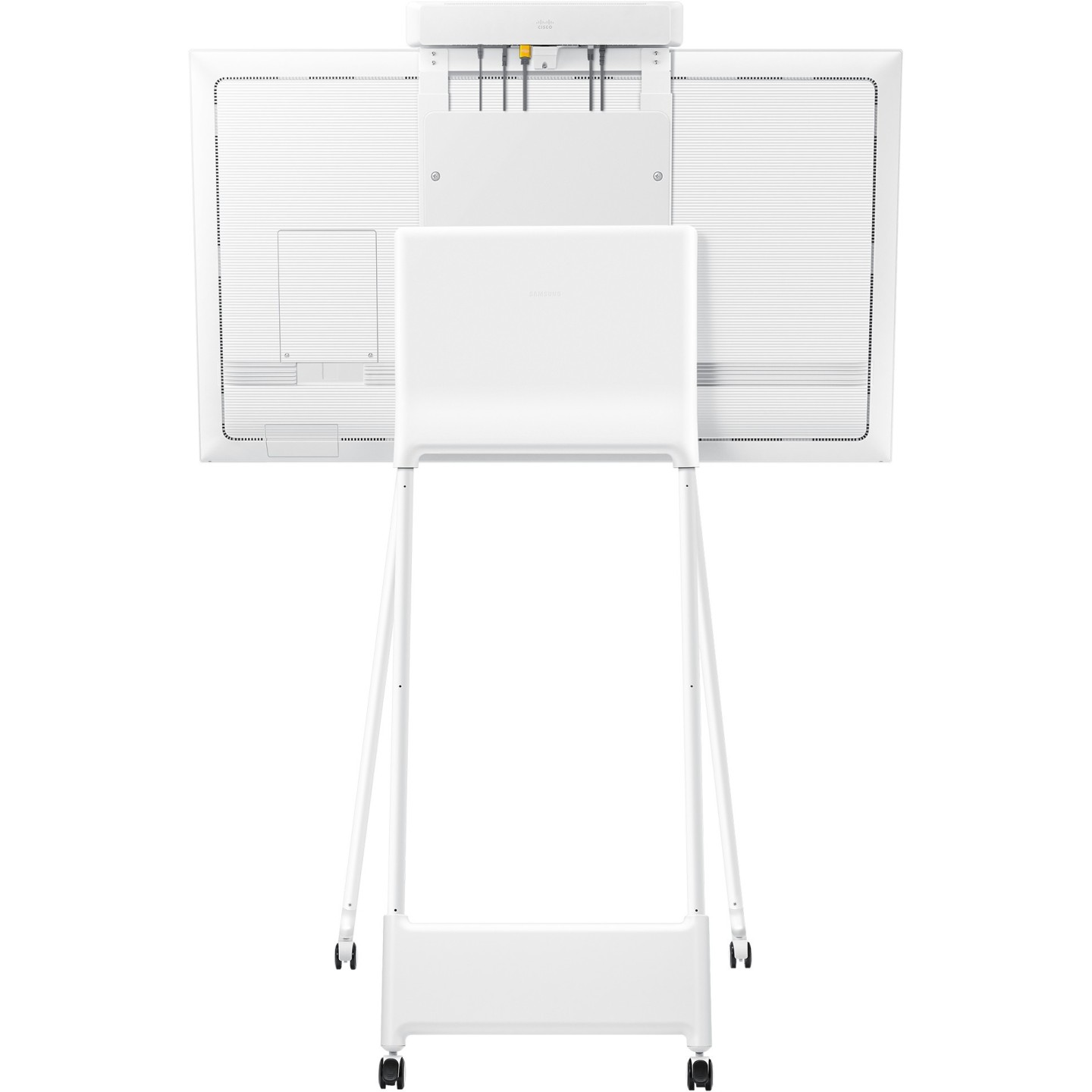 Samsung Flip Pro WM65B - 65" 4K UHD (3840x2160) MultiTouch Display, Tizen, 32GB, USB-C/HDMI/DP, White/Grey