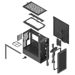 HAVN BF 360 Black without fans - premium ATX mid-tower (Boxed) — Buy in Cyprus with Fast Delivery