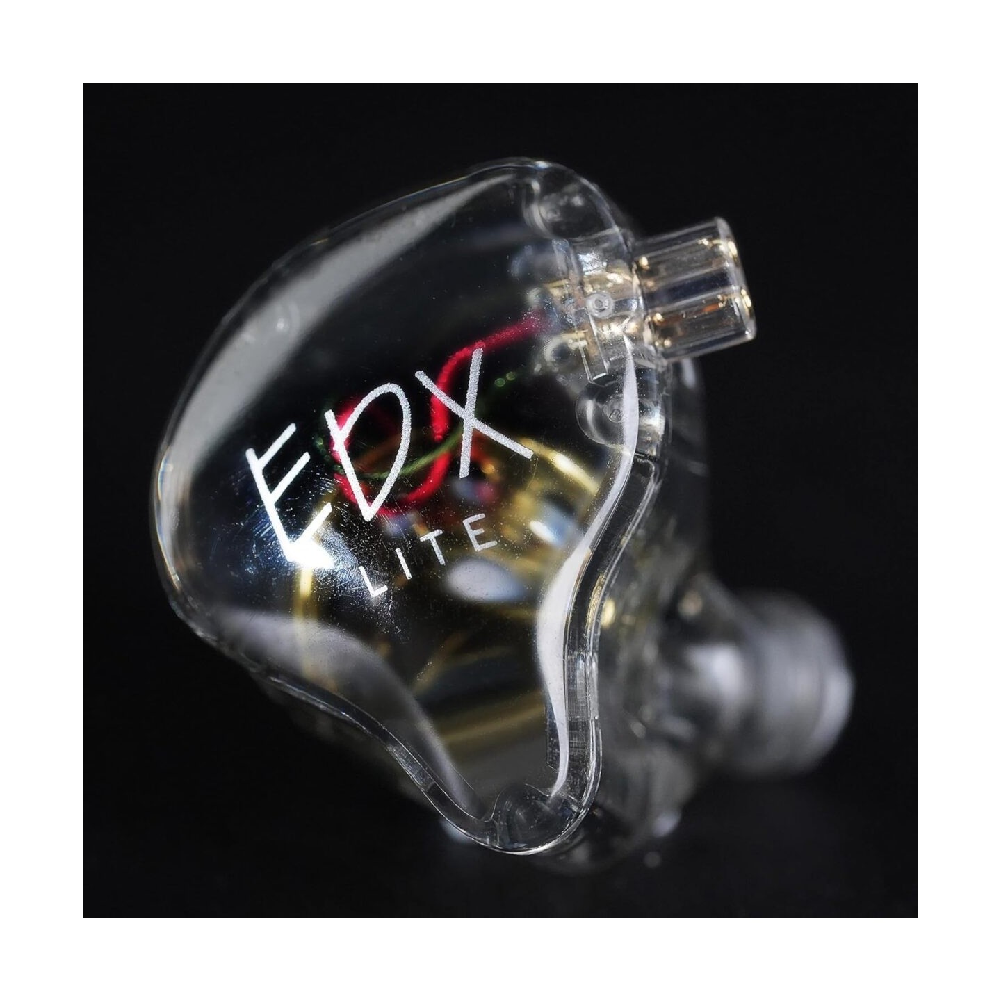 KZ EDX LITE Transparent Grey NO MIC - IEM 3,5 In Ear Monitor Earphones, Super-Linear, HIFI bass, Noi