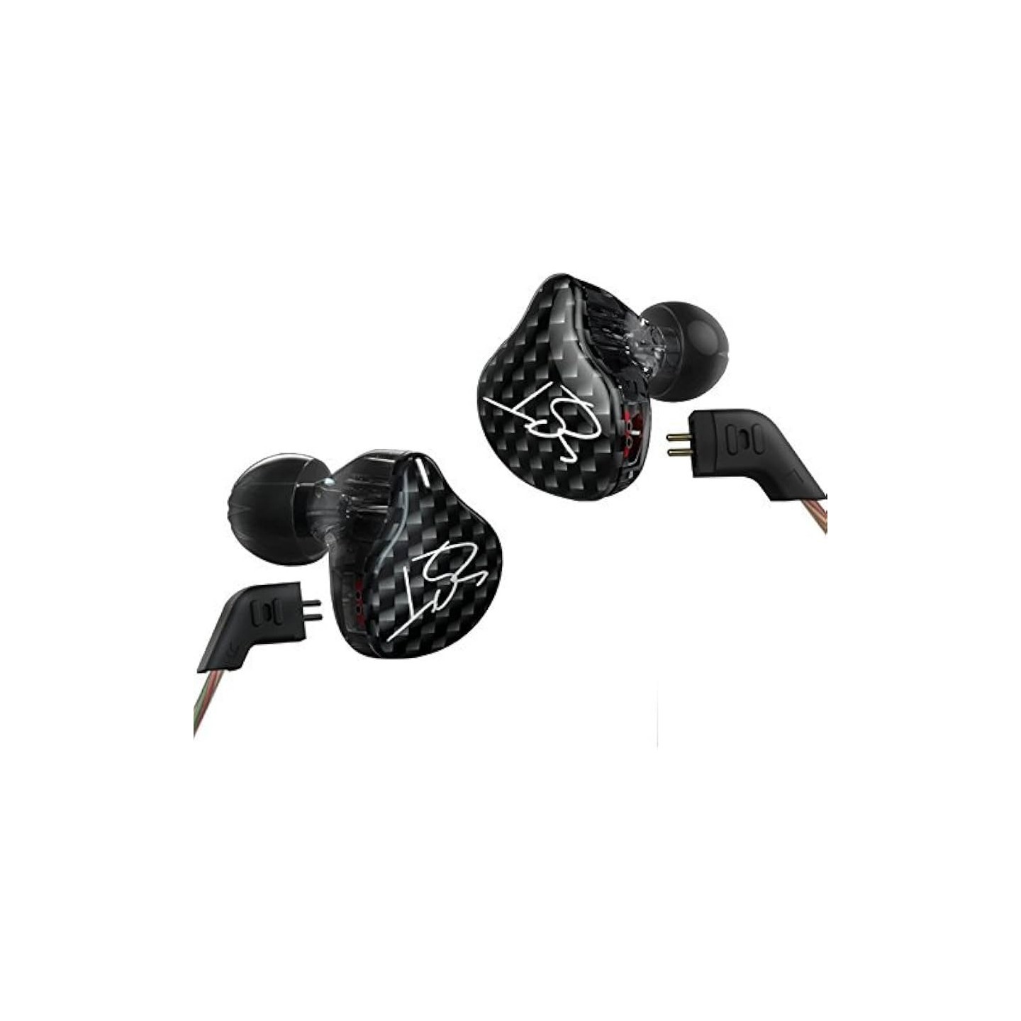 KZ ZST Black With Mic - IEM 3,5 In Ear Monitor Earphones, Dynamic Hybrid Dual Driver 1BA+1DD