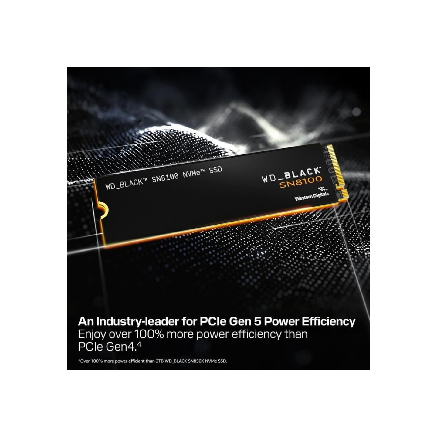 Western Digital Black SN8100 4TB M.2 NVMe SSD - PCIe 5.0 x4 14900 MB/s - WDS400T1X0M-00CMT0 (Boxed)