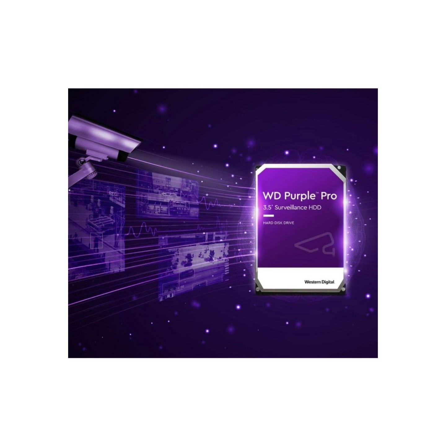 Western Digital Purple Pro 10TB - 7200 RPM 512MB SATA III 3.5" Surveillance HDD - WD102PURP (Bulk)