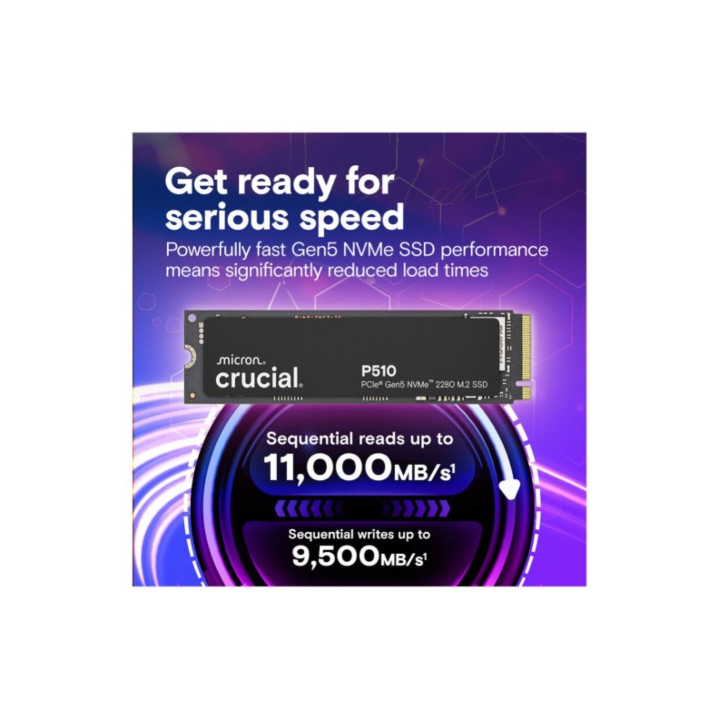 Crucial P510 2TB M.2 NVMe SSD - PCIe 5.0 x4 10000 MB/s - CT2000P510SSD8 (Boxed) — Buy in Cyprus with Fast Delivery