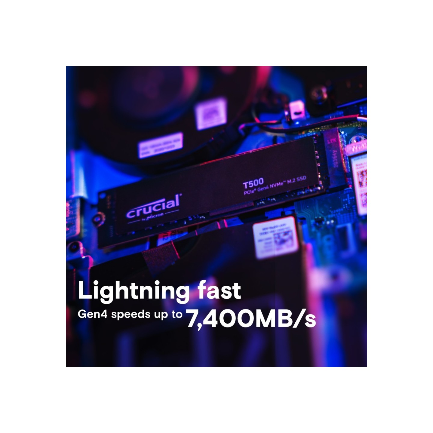 Crucial T500 1TB M.2 NVMe SSD - PCIe 4.0 x4 7300 MB/s - CT1000T500SSD8 (Boxed) — Buy in Cyprus with Fast Delivery