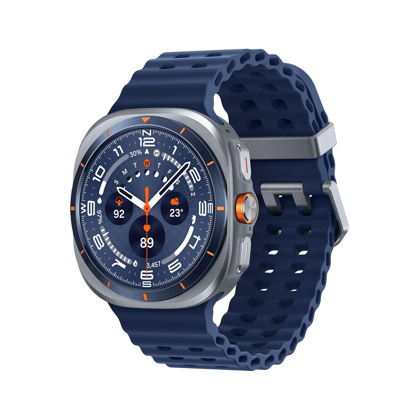 Watch Samsung Galaxy Watch Ultra L705 47mm LTE Region West titanium blue — Buy in Cyprus with Fast Delivery