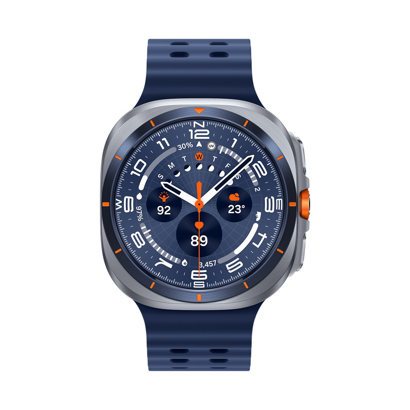 Watch Samsung Galaxy Watch Ultra L705 47mm LTE Region West titanium blue — Buy in Cyprus with Fast Delivery