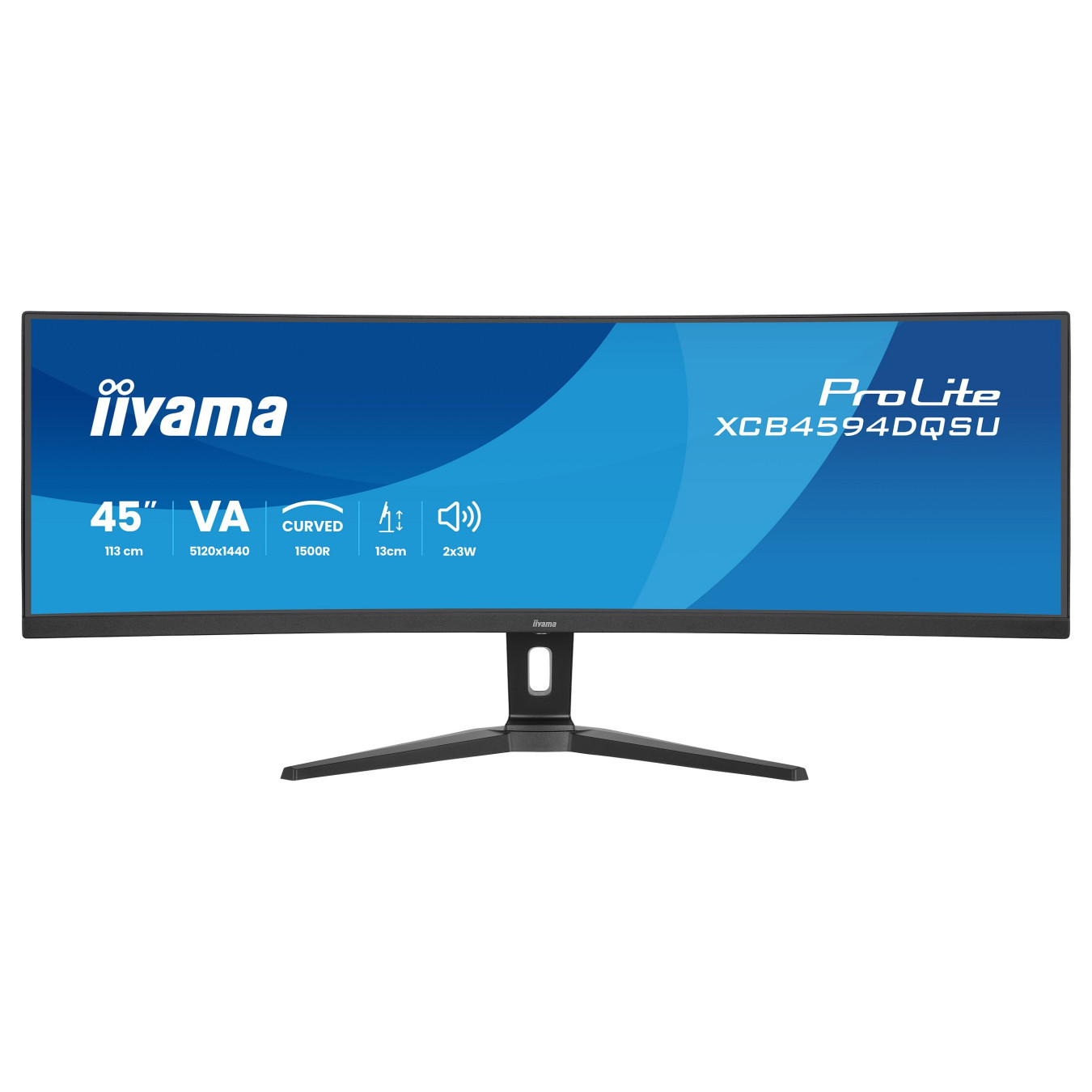 iiyama ProLite XCB4594DQSU-B1 Curved-Monitor 113 cm (44.5') mattschwarz — Buy in Cyprus with Fast Delivery