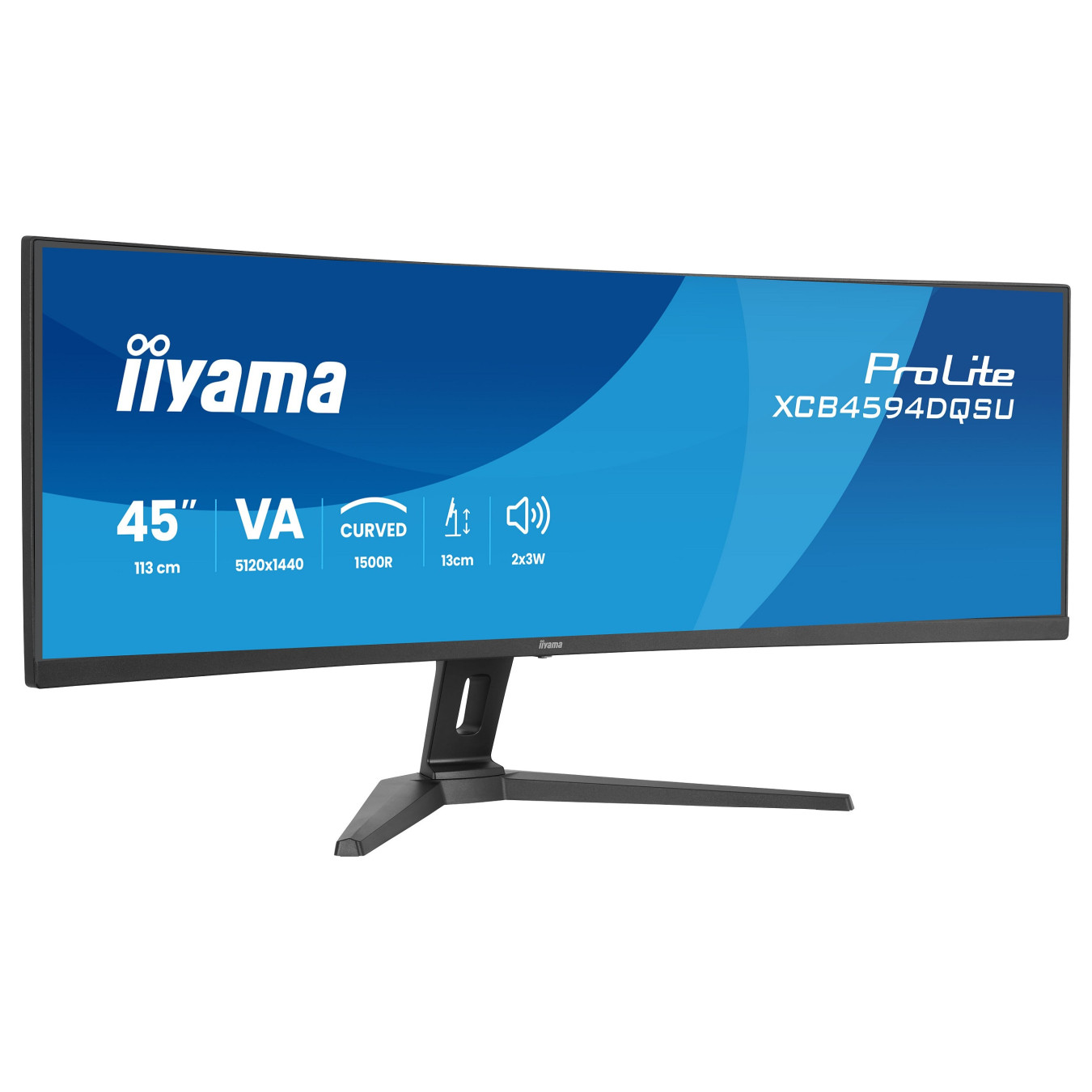 iiyama ProLite XCB4594DQSU-B1 Curved-Monitor 113 cm (44.5') mattschwarz — Buy in Cyprus with Fast Delivery