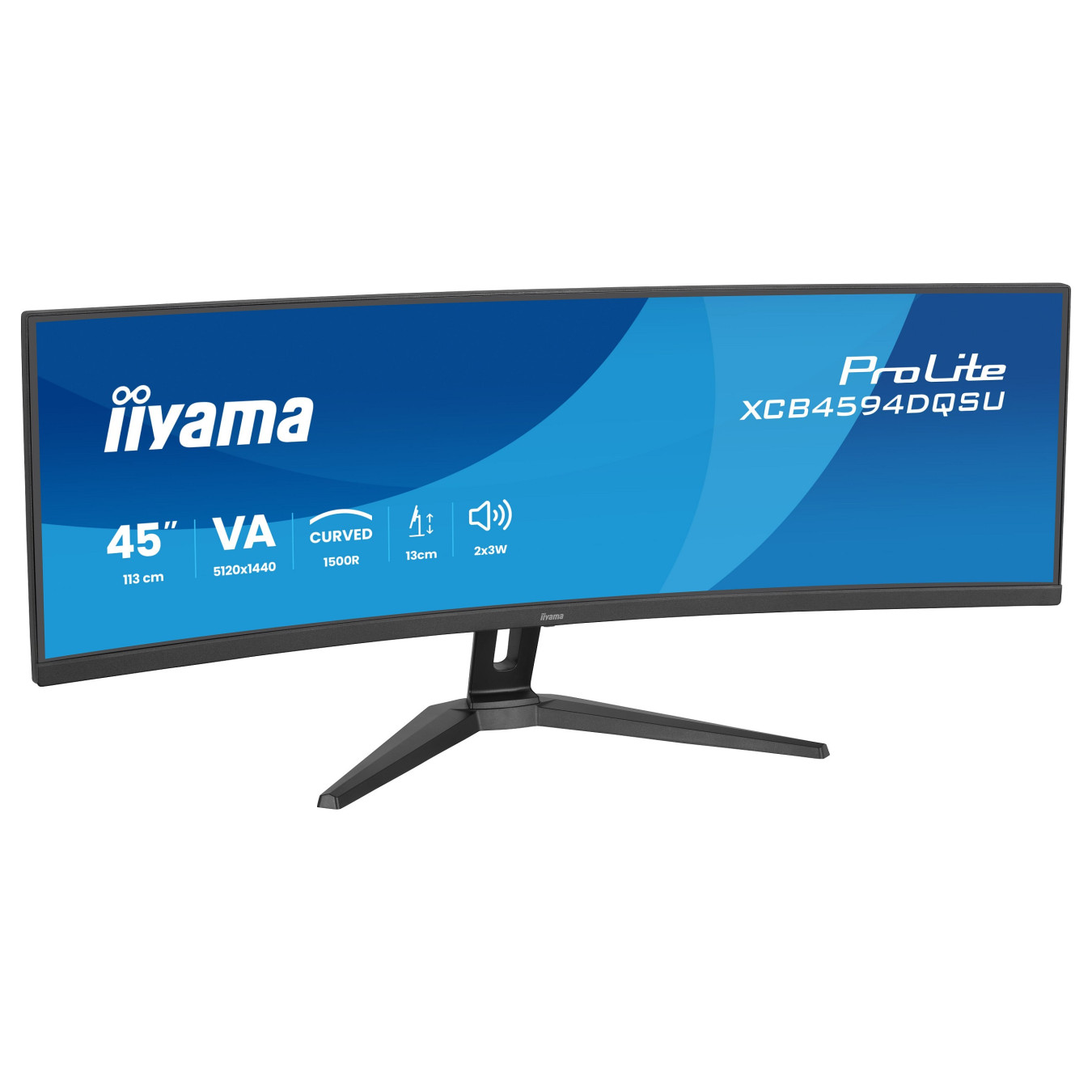 iiyama ProLite XCB4594DQSU-B1 Curved-Monitor 113 cm (44.5') mattschwarz — Buy in Cyprus with Fast Delivery