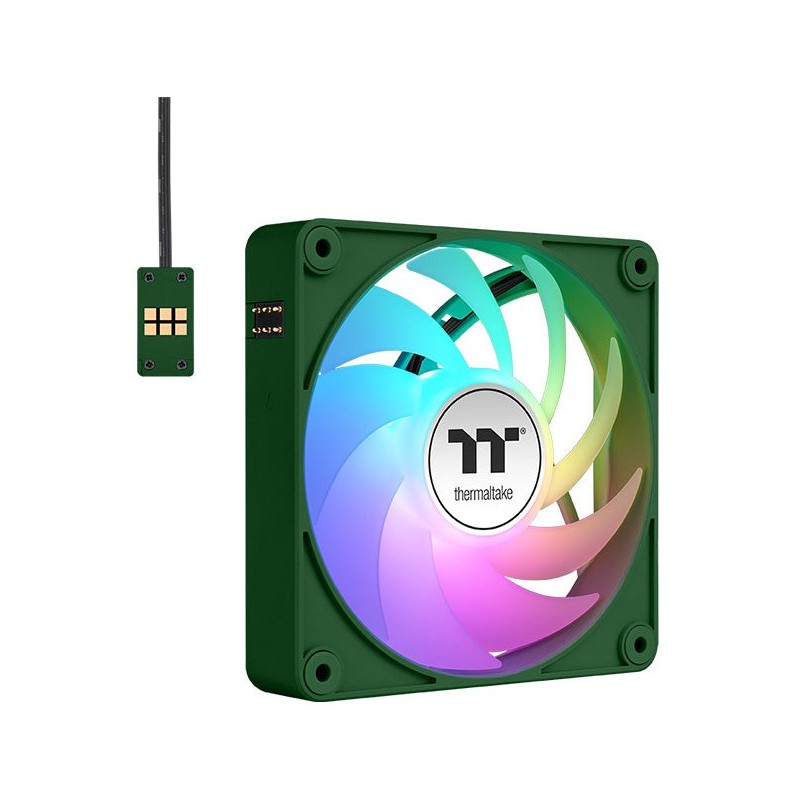 Buy Thermaltake CT140 EX ARGB Sync 140mm Racing Green Fan - 3-Pack, 500–1800 R... in Cyprus, Nicosia, Limassol, Larnaka, Pafos