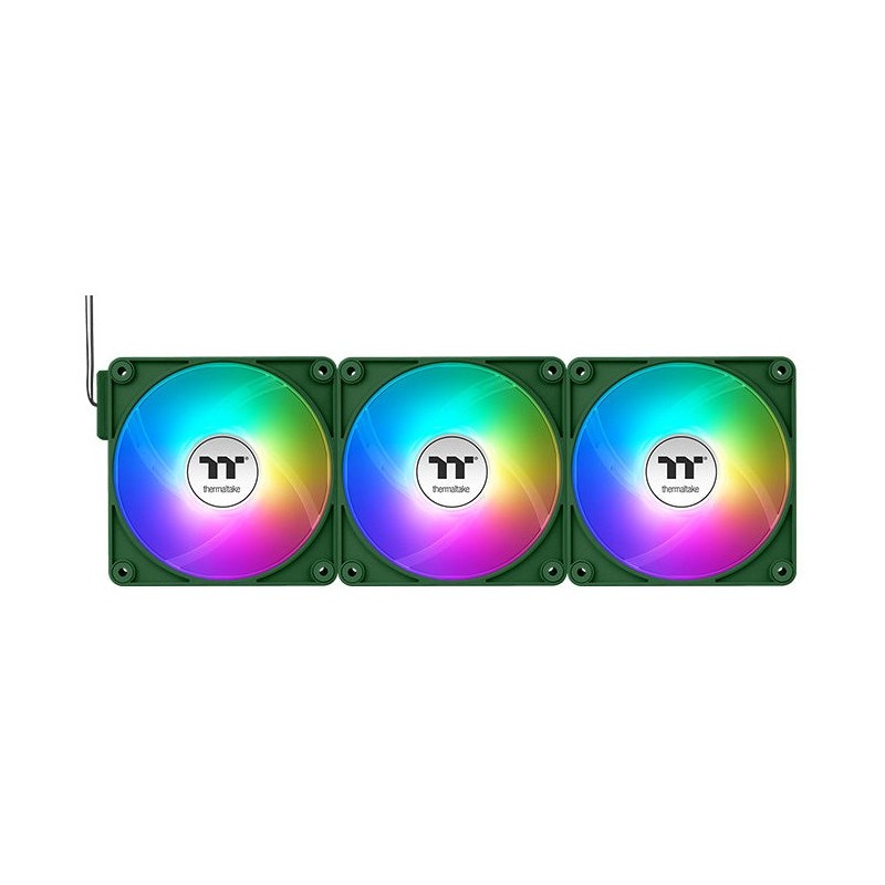 Buy Thermaltake CT140 EX ARGB Sync 140mm Racing Green Fan - 3-Pack, 500–1800 R... in Cyprus, Nicosia, Limassol, Larnaka, Pafos