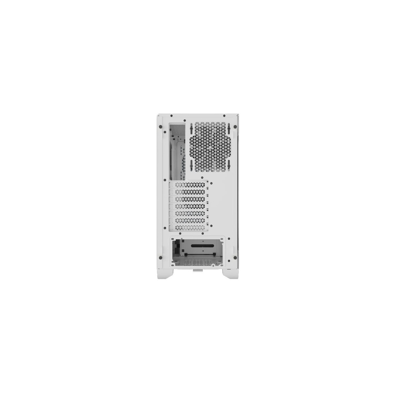 Corsair 3000D Tempered Glass - CC-9011252-WW - White Mid-Tower ATX Gaming Case, Tempered Glass Side, 2x120mm Fans