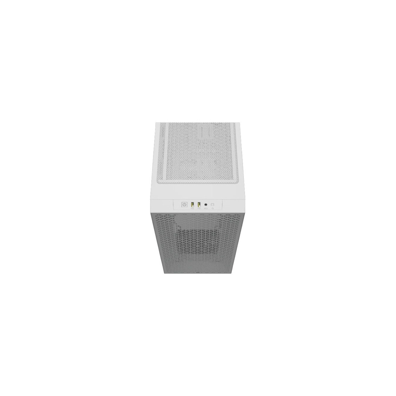 Corsair 3000D Tempered Glass - CC-9011252-WW - White Mid-Tower ATX Gaming Case, Tempered Glass Side, 2x120mm Fans