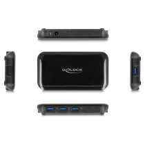 DELOCK 7 Port USB 3.2 Gen 2 Hub mit 4 USB Typ-A und 3 USB Type-C Ports — Buy in Cyprus with Fast Delivery
