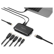 DELOCK 7 Port USB 3.2 Gen 2 Hub mit 4 USB Typ-A und 3 USB Type-C Ports — Buy in Cyprus with Fast Delivery