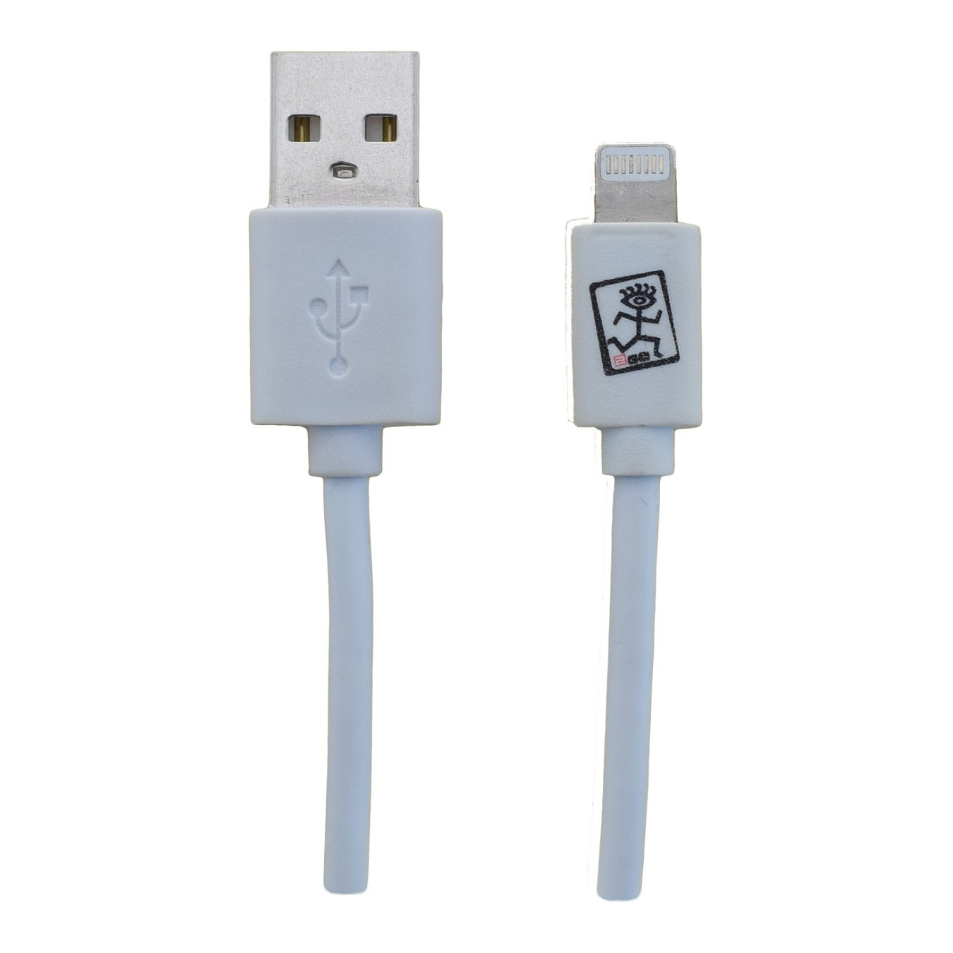 2GO USB Lade- Datenkabel Lightning 1m weiß in PET-Box — Buy in Cyprus with Fast Delivery