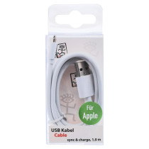 2GO USB Lade- Datenkabel Lightning 1m weiß in PET-Box — Buy in Cyprus with Fast Delivery