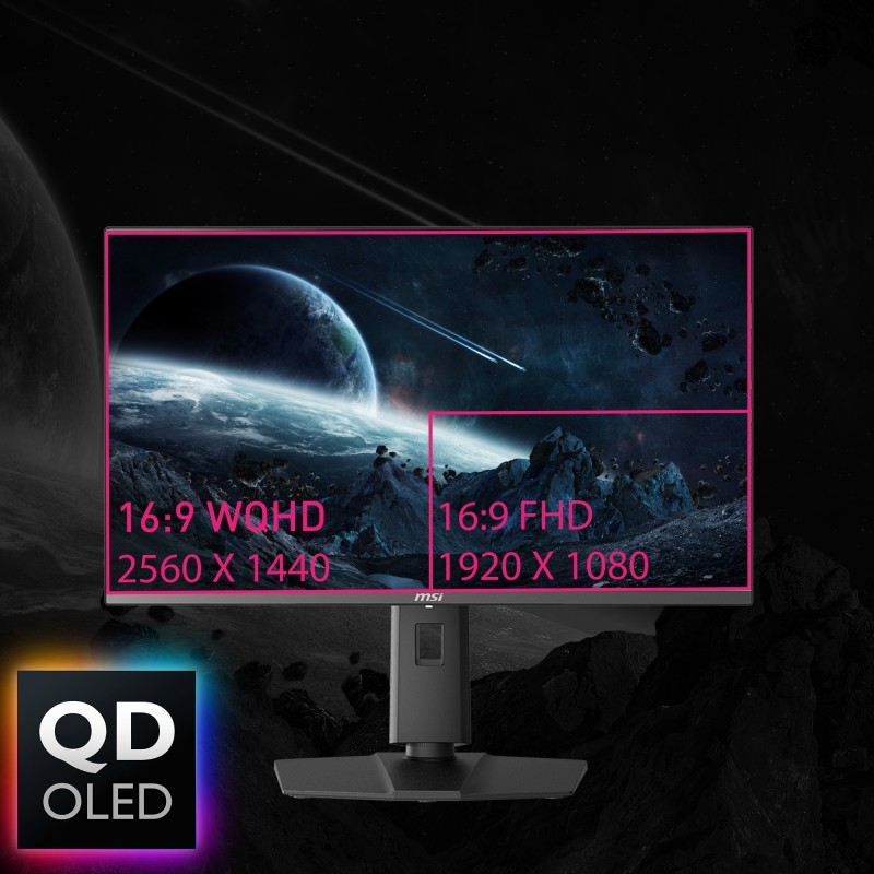 Buy MSI MPG 271QRXDE - 26.5" QD-OLED Gaming Monitor - 2560x1440 QHD, 360Hz, 1ms,... in Cyprus, Nicosia, Limassol, Larnaka, Pafos