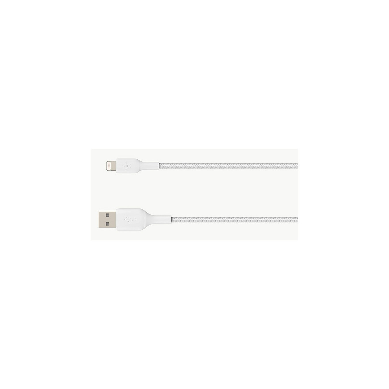 Belkin Lightning Lade Sync Kabel ummantelt mfi 1m weiß — Buy in Cyprus with Fast Delivery