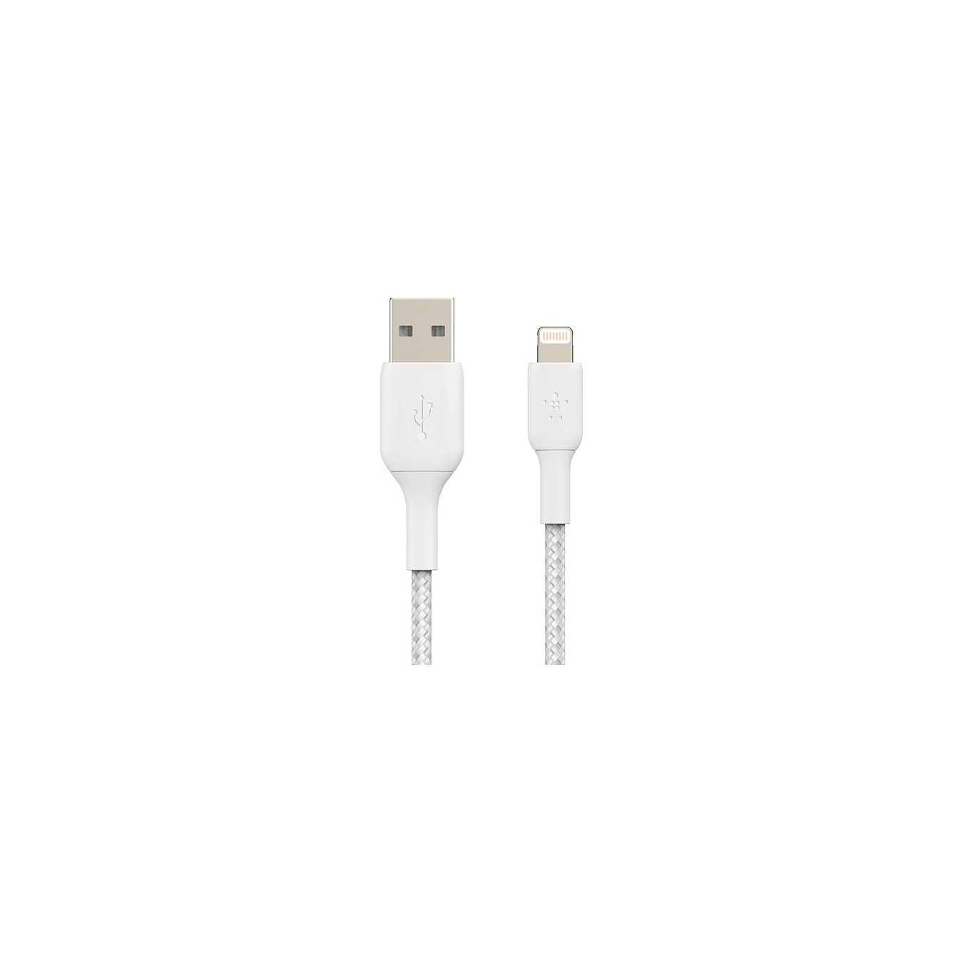 Belkin Lightning Lade Sync Kabel ummantelt mfi 1m weiß — Buy in Cyprus with Fast Delivery