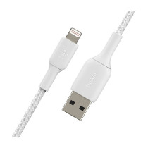 Belkin Lightning Lade Sync Kabel ummantelt mfi 1m weiß — Buy in Cyprus with Fast Delivery