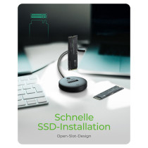 Dockingstation IcyBox für NVMe & SATA M.2 SSD — Buy in Cyprus with Fast Delivery