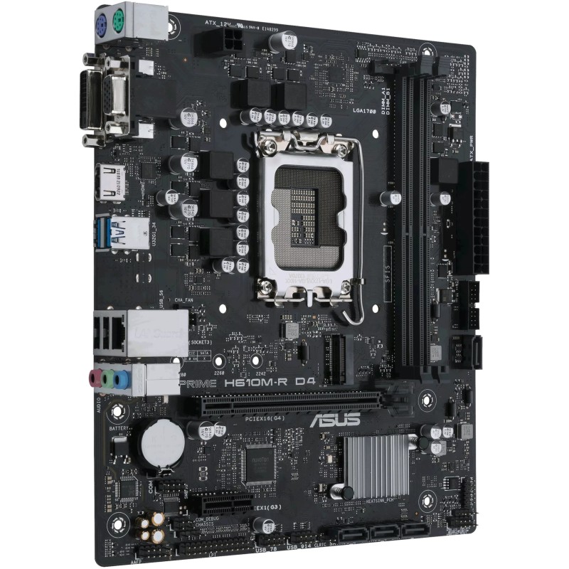 ASUS PRIME H610M-R D4 - LGA1700 Micro-ATX Motherboard - DDR4 up to 64GB (Boxed) — Buy in Cyprus with Fast Delivery