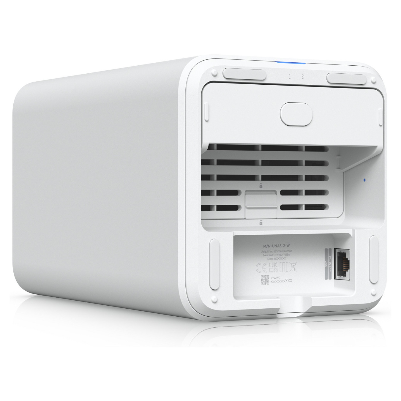 2-bay Ubiquiti UNAS-2-W white — Buy in Cyprus with Fast Delivery