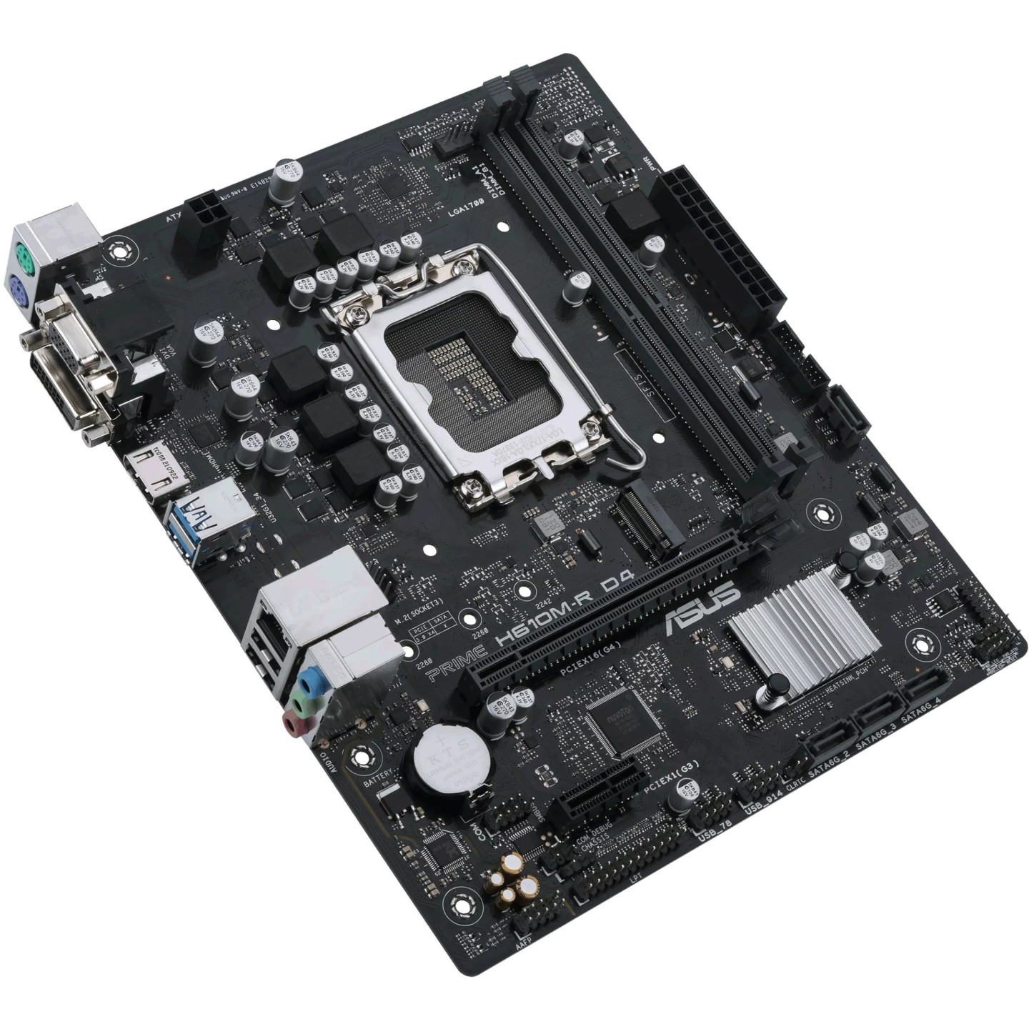 ASUS PRIME H610M-R D4 - LGA1700 Micro-ATX Motherboard - DDR4 up to 64GB (Boxed) — Buy in Cyprus with Fast Delivery