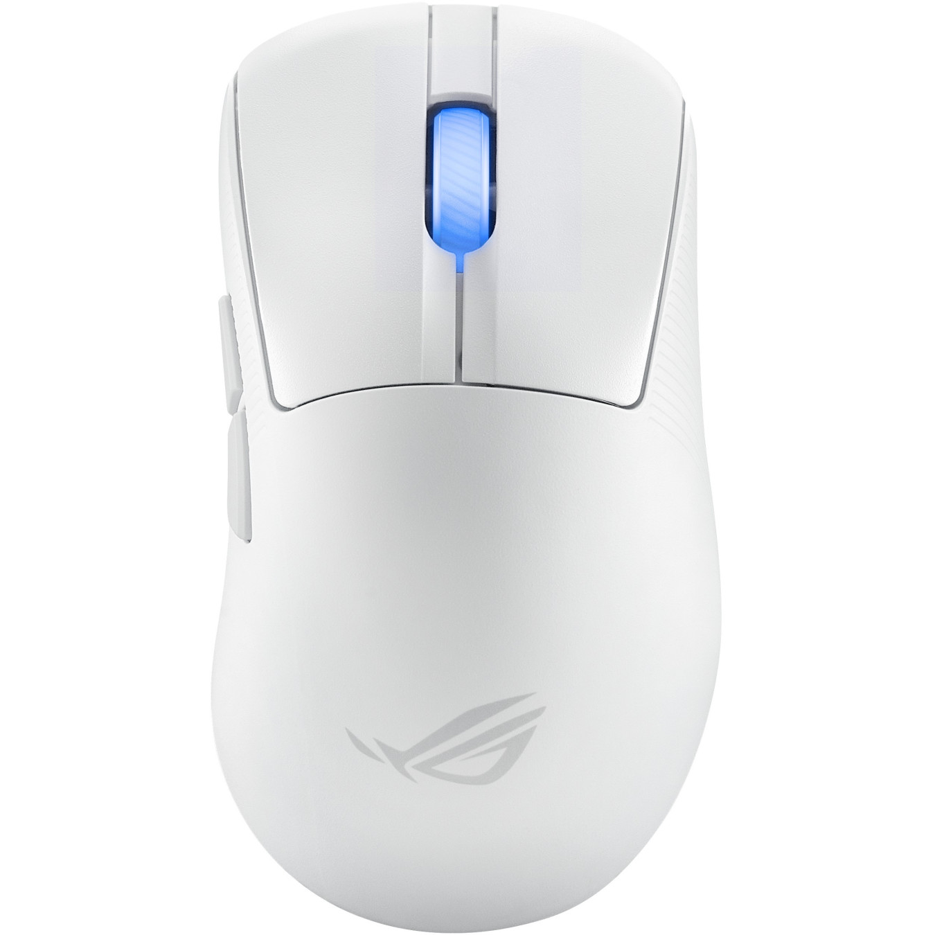 ASUS ROG Keris II Ace Wireless Gaming Mouse - Right-Hand, Tri-Mode (2.4G/BT/USB), 42,000 DPI, White