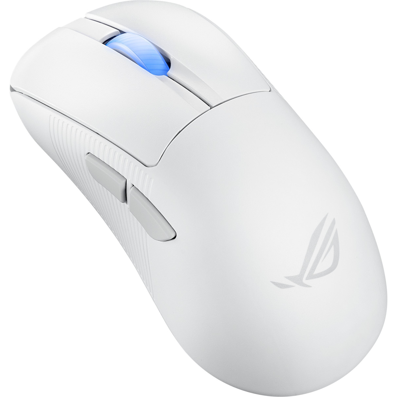ASUS ROG Keris II Ace Wireless Gaming Mouse - Right-Hand, Tri-Mode (2.4G/BT/USB), 42,000 DPI, White