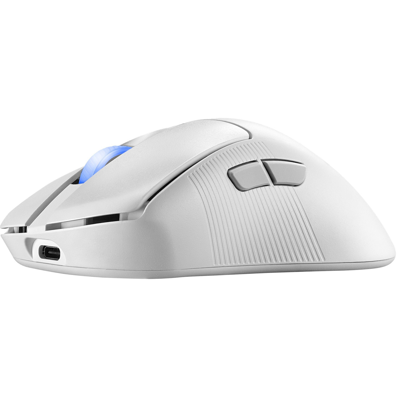 ASUS ROG Keris II Ace Wireless Gaming Mouse - Right-Hand, Tri-Mode (2.4G/BT/USB), 42,000 DPI, White